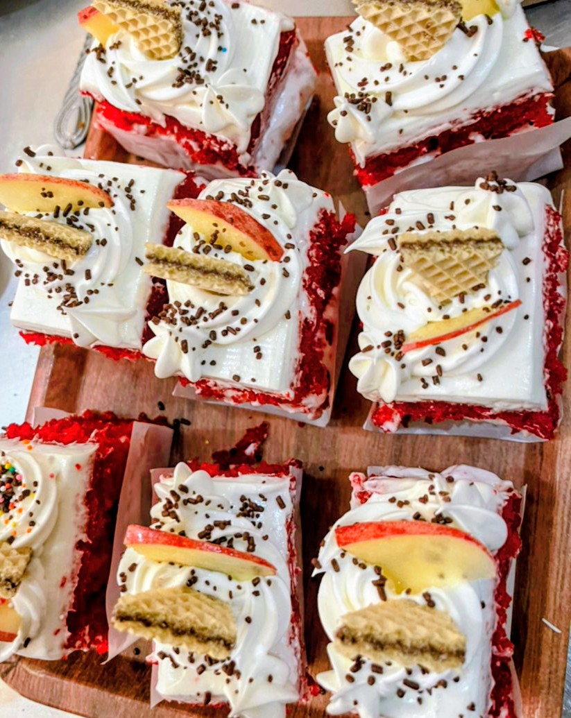 Red Velvet Cake Slices