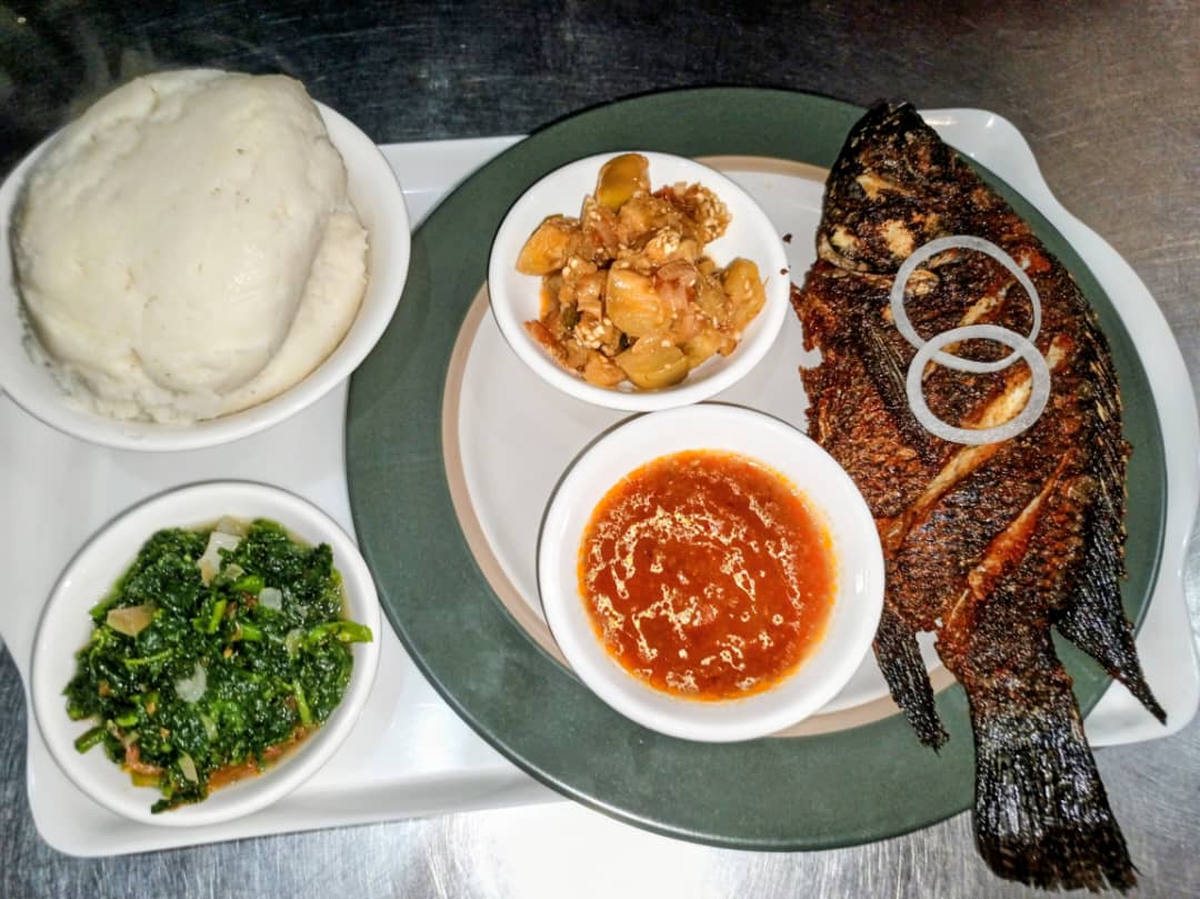 Nshima with Grilled Fish