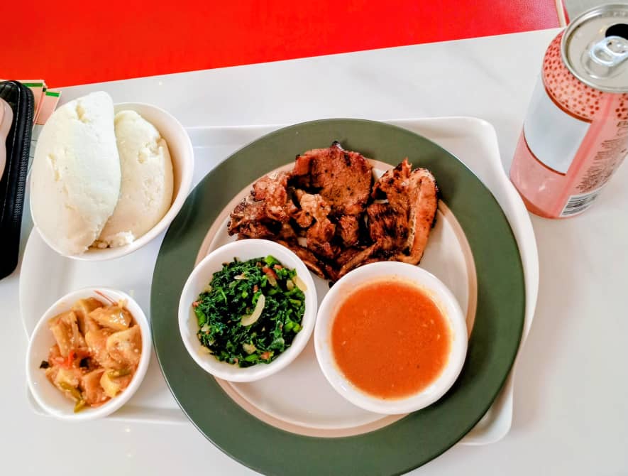 Nshima with Chicken